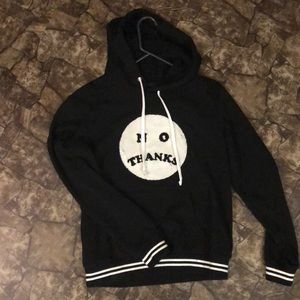 Black hoodie